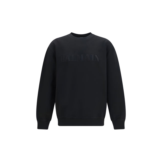 Bluză de molton Balmain din bumbac negru