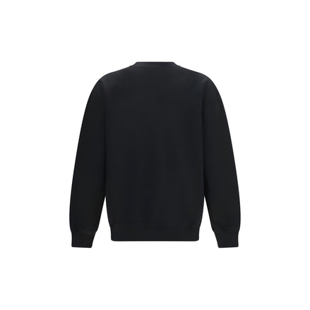 Balmain Black Cotton Sweatshirt