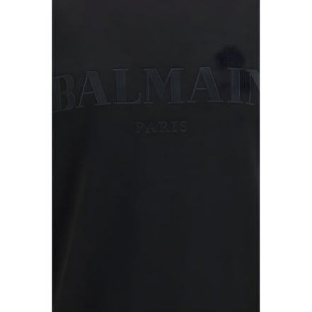 Bluză de molton Balmain din bumbac negru