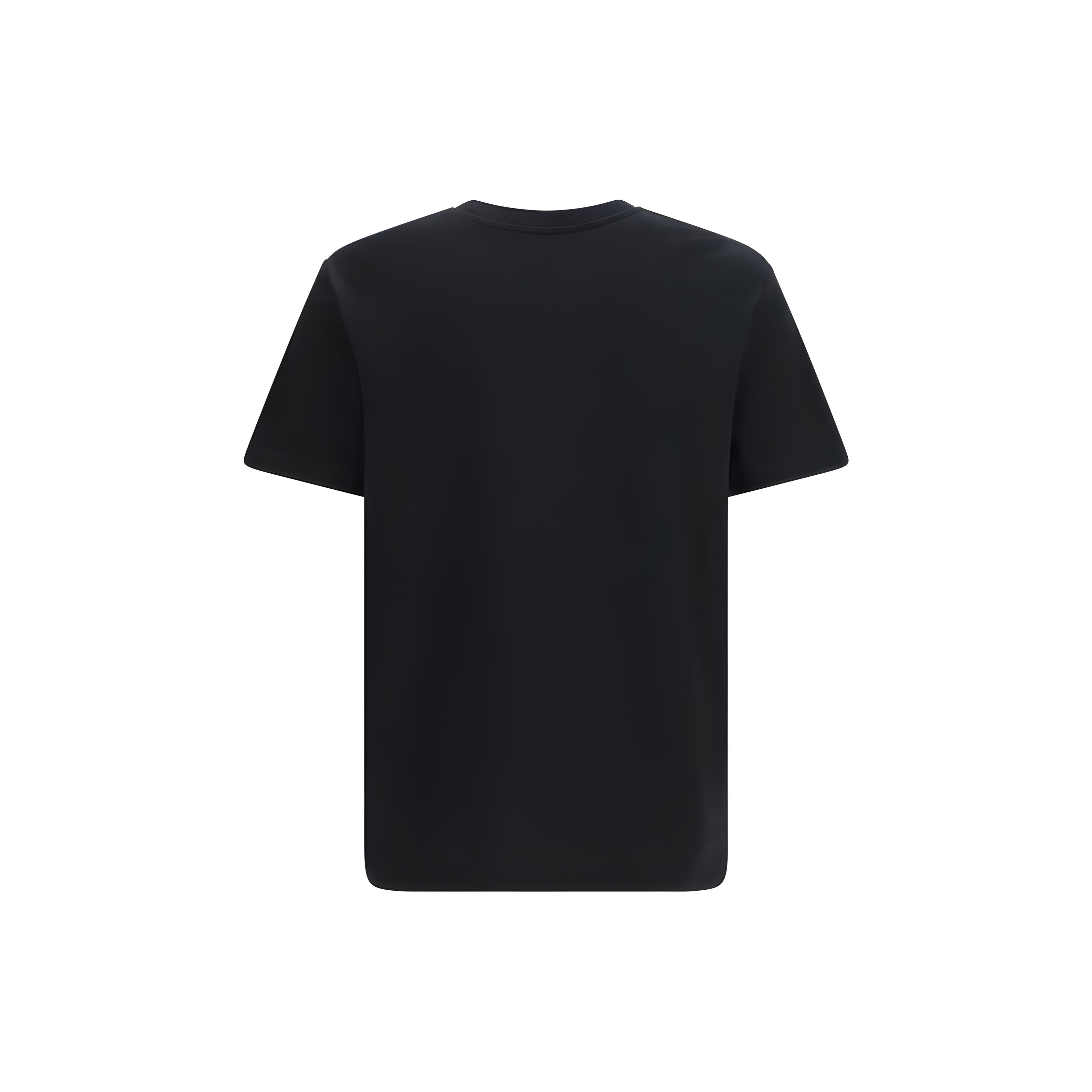Tricou Balmain negru din bumbac