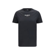Balmain Black Cotton T-Shirt
