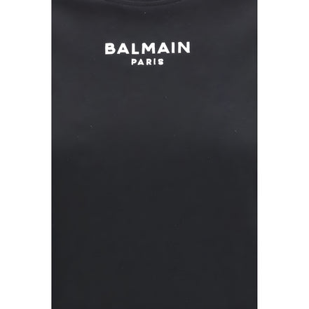 Balmain Black Cotton T-Shirt
