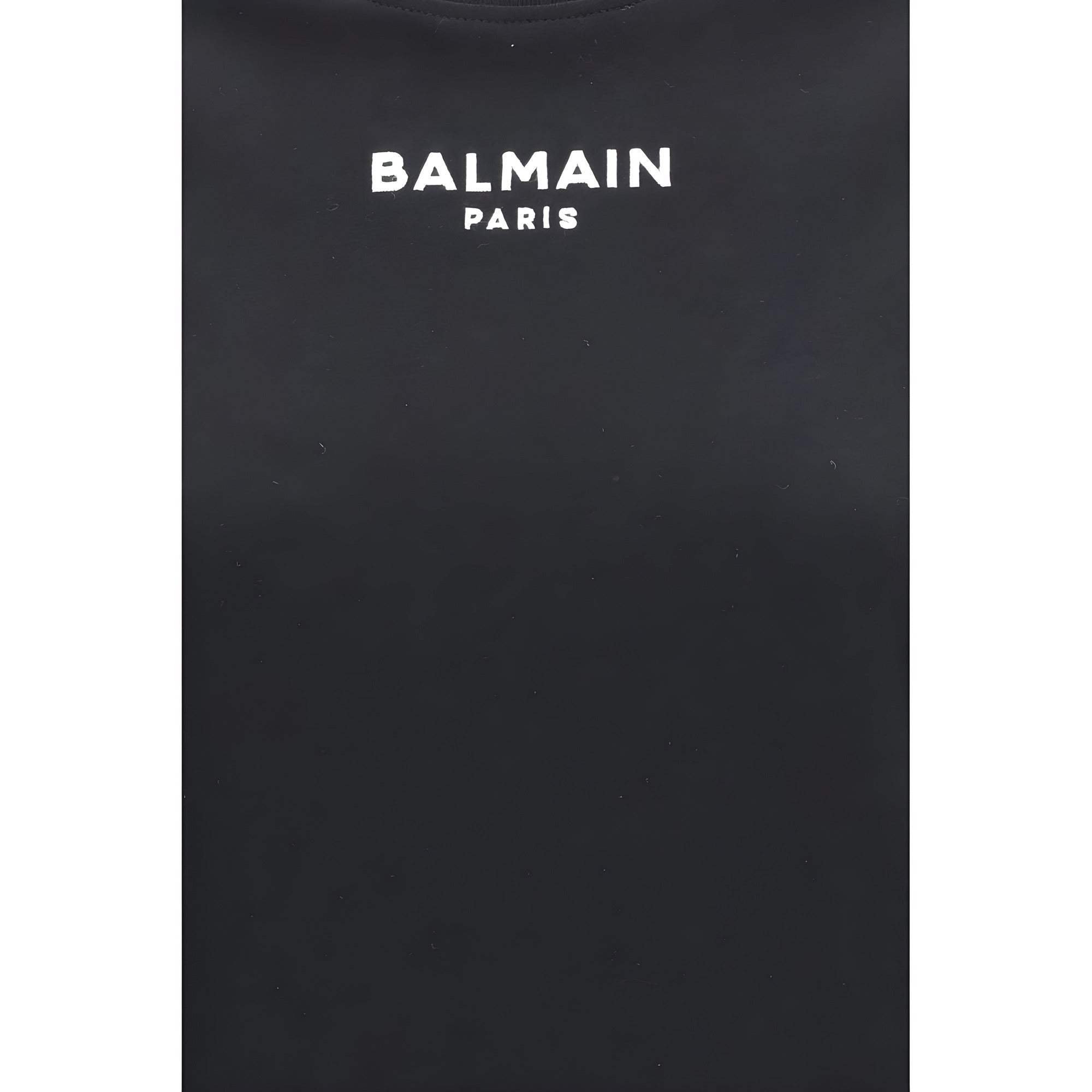 Balmain Black Cotton T-Shirt