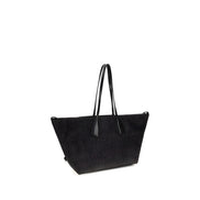 Balmain Black Raffia Shoulder Bag