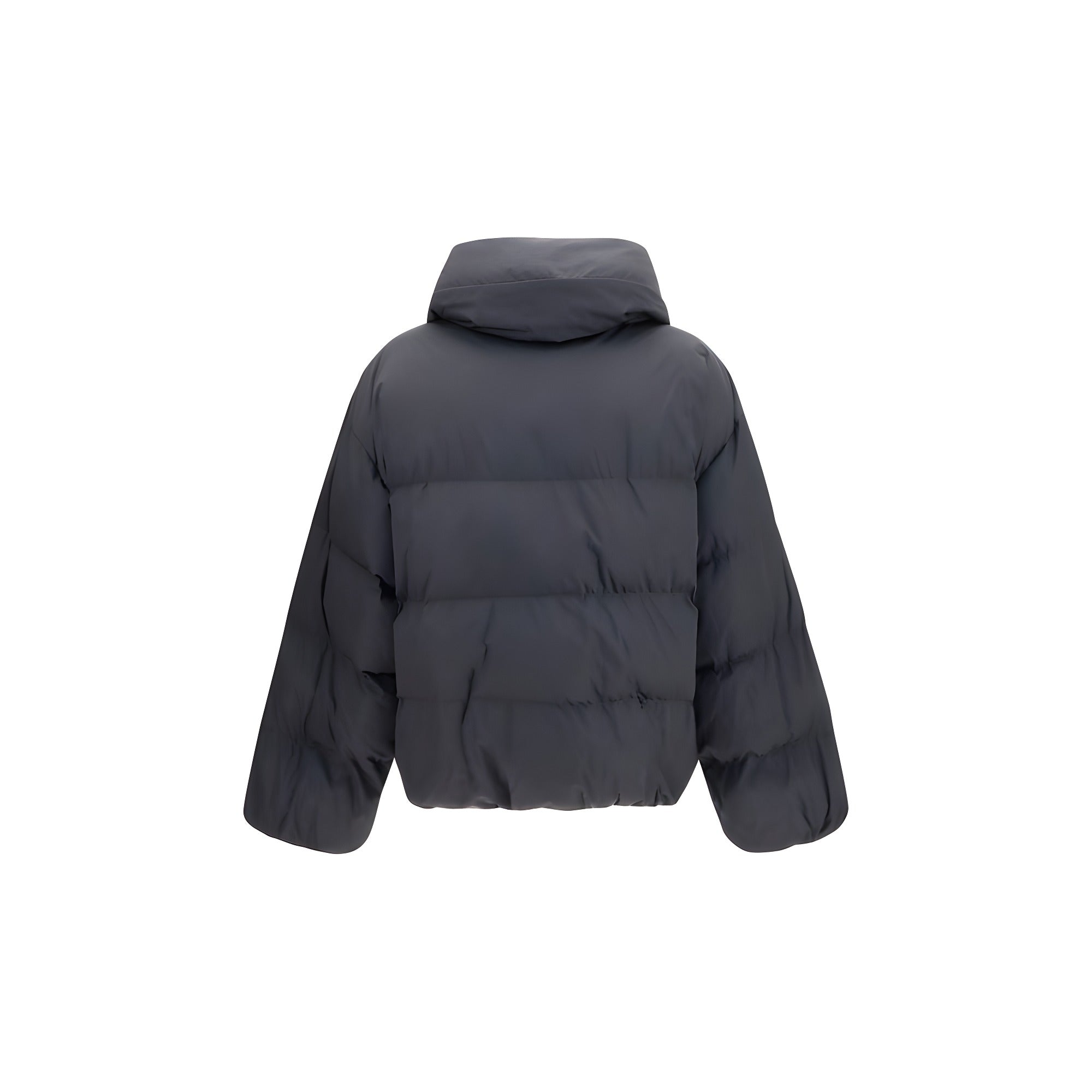 Balmain Black Viscose Full-Length Jacket