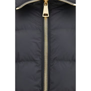 Balmain Black Viscose Full-Length Jacket