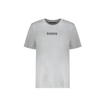 Tricou Balmain gri din bumbac