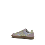 Balmain Multicolor Calf Leather Athletic Sneakers