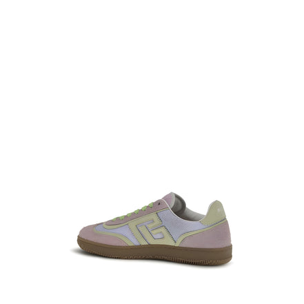 Balmain Multicolor Calf Leather Athletic Sneakers