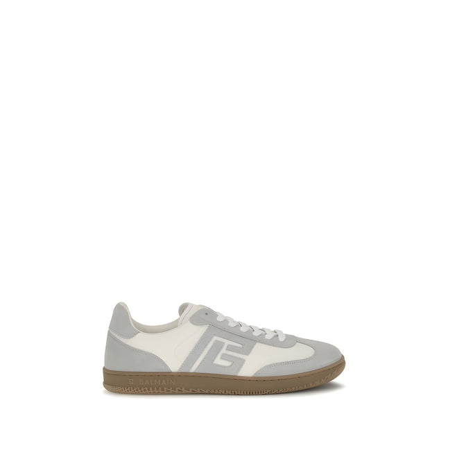Sneakers atletici Balmain albi din piele