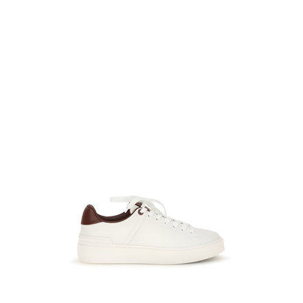 Sneakers atletici Balmain albi din piele
