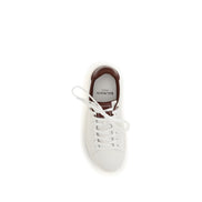 Sneakers atletici Balmain albi din piele
