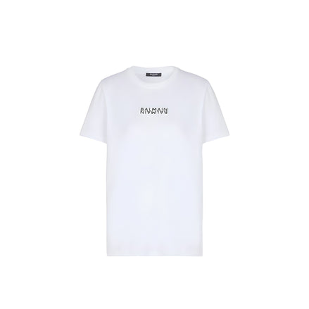 Tricou Balmain alb din bumbac