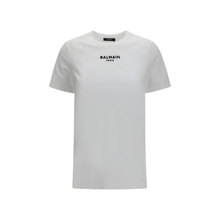 Balmain White Cotton T-Shirt