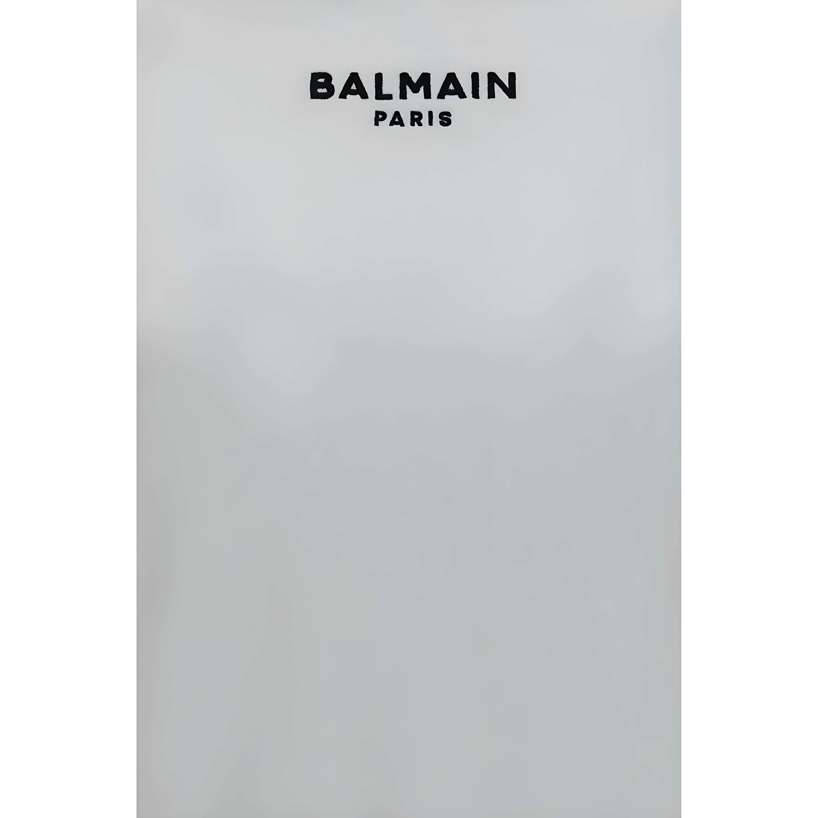 Tricou Balmain din bumbac alb