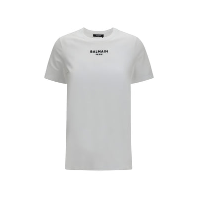 Tricou Balmain din bumbac alb