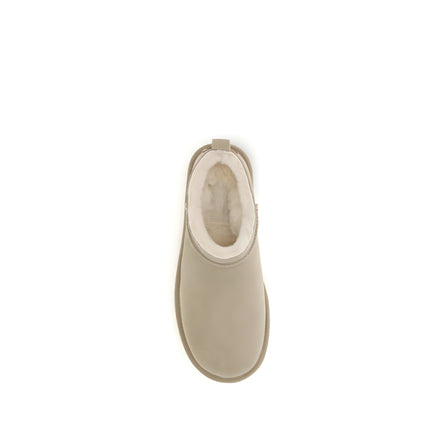 Cizme UGG bej până la gleznă