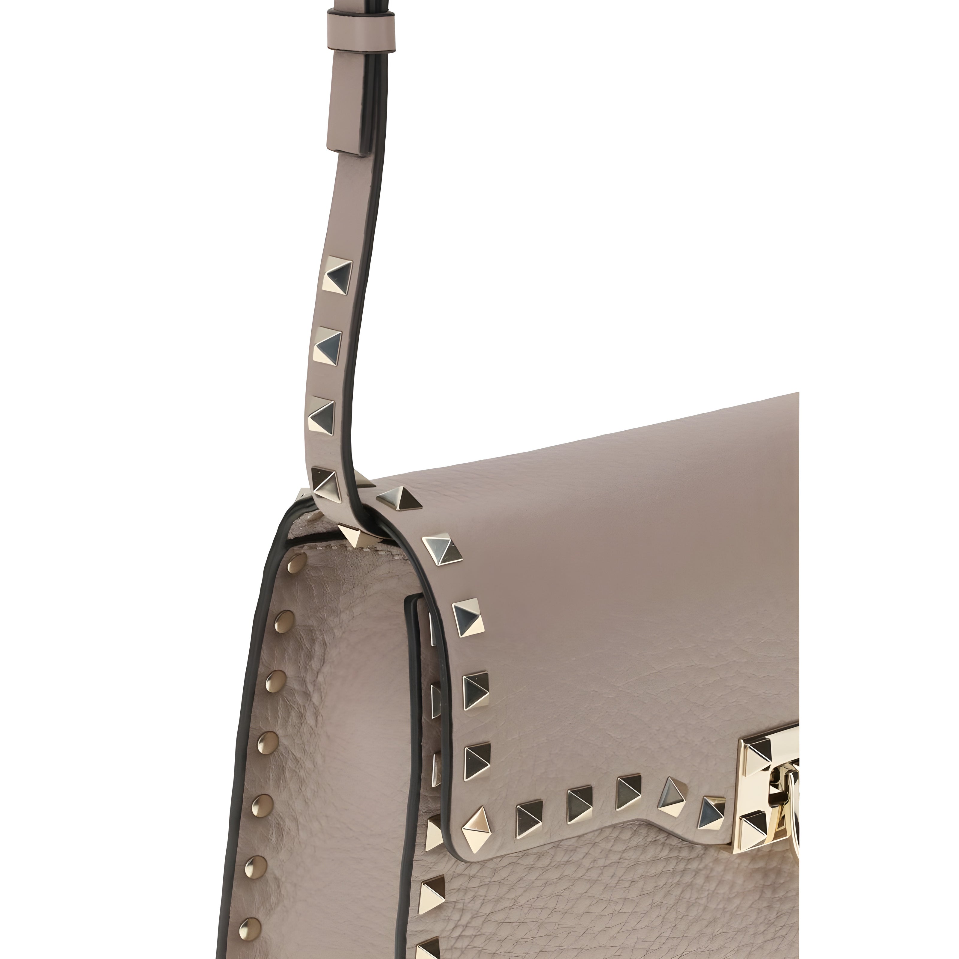 Valentino Garavani Beige Shoulder Bag