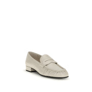 Mocasini slip-on bej Prada