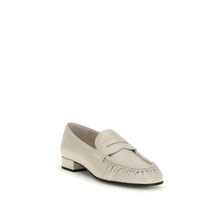 Mocasini slip-on bej Prada