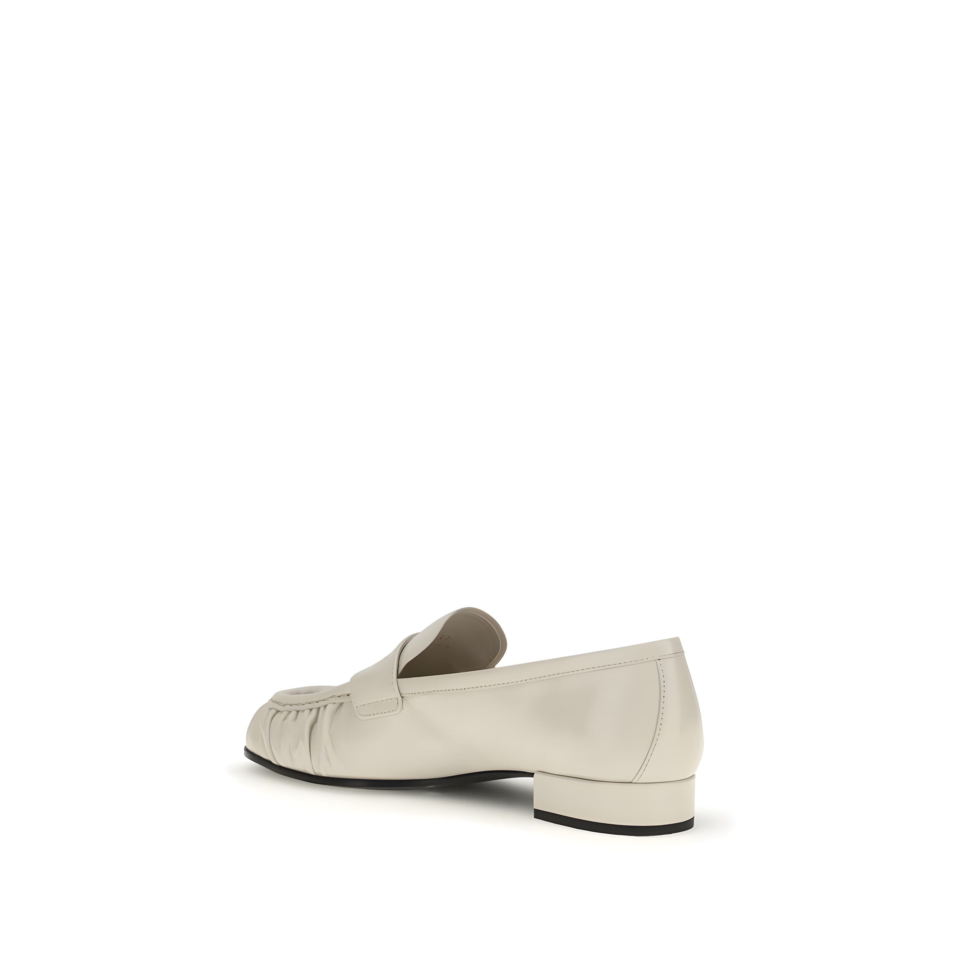 Mocasini slip-on bej Prada