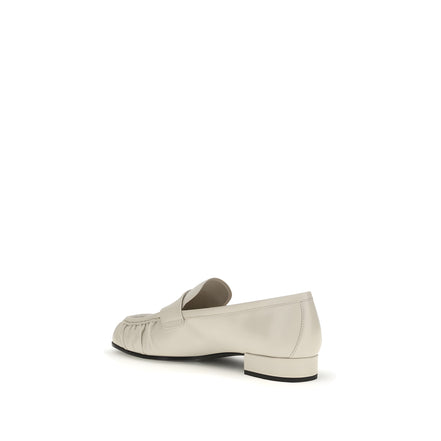 Mocasini slip-on bej Prada