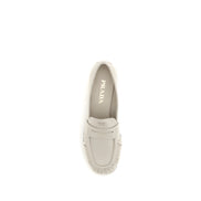 Mocasini slip-on bej Prada