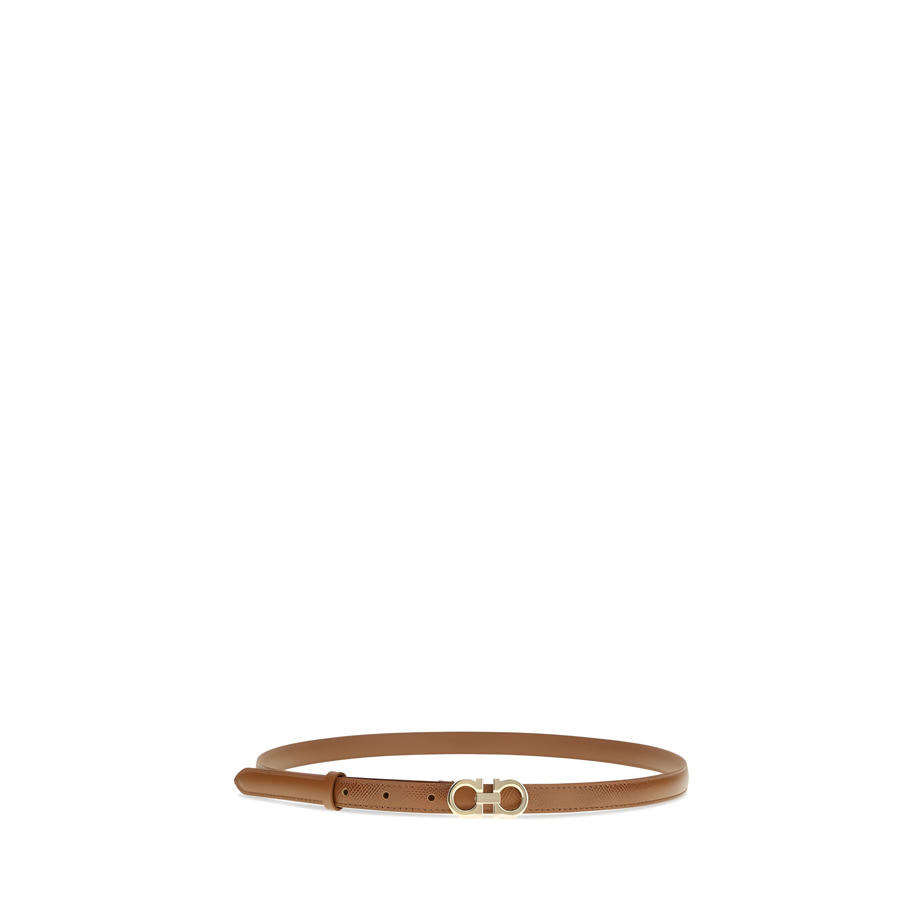 Ferragamo Beige Thin Belt