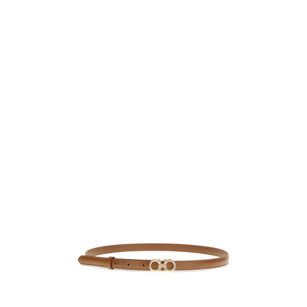 Ferragamo Beige Thin Belt