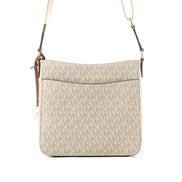 Michael Kors Beige Canvas Crossbody Bag
