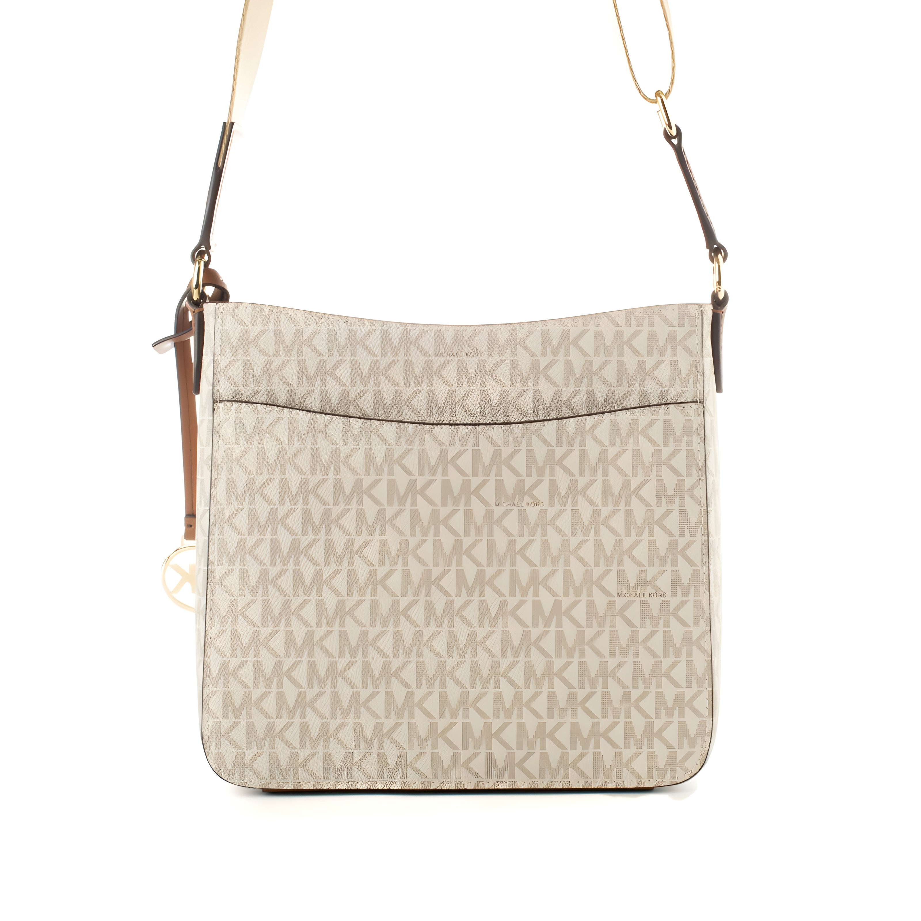 Michael Kors Beige Canvas Crossbody Bag
