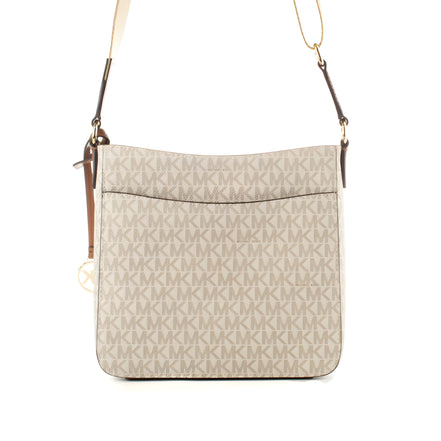 Michael Kors Beige Canvas Crossbody Bag
