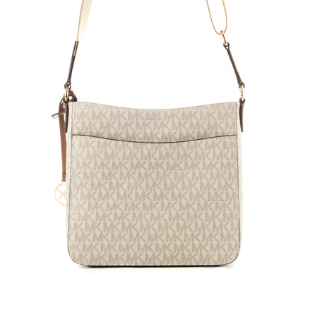 Michael Kors Beige Canvas Crossbody Bag