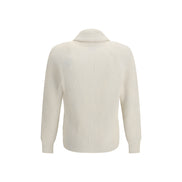 Brunello Cucinelli Beige Cotton Cardigan