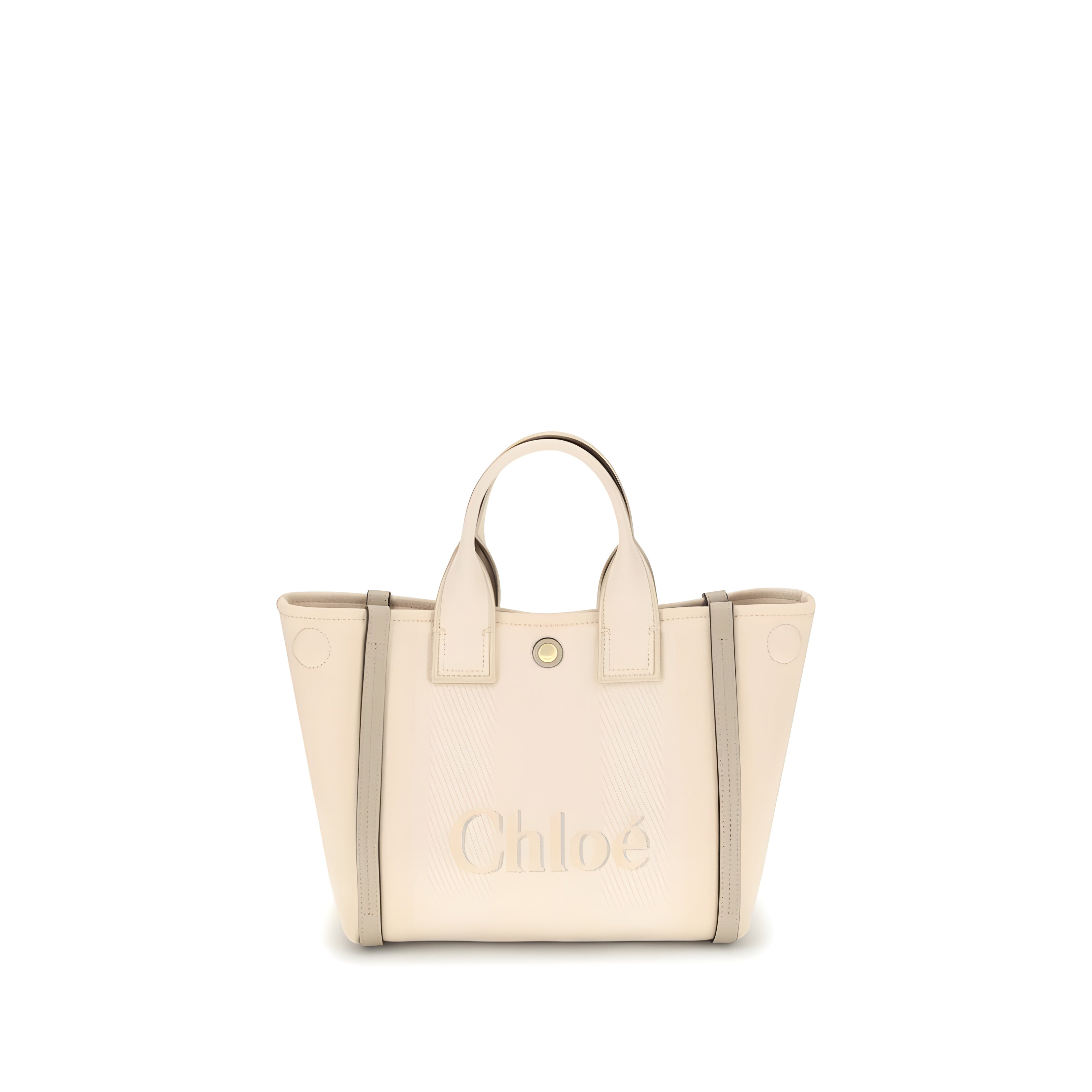 Geantă de mână Chloé bej din bumbac