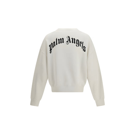 Palm Angels Beige Cotton Sweatshirt