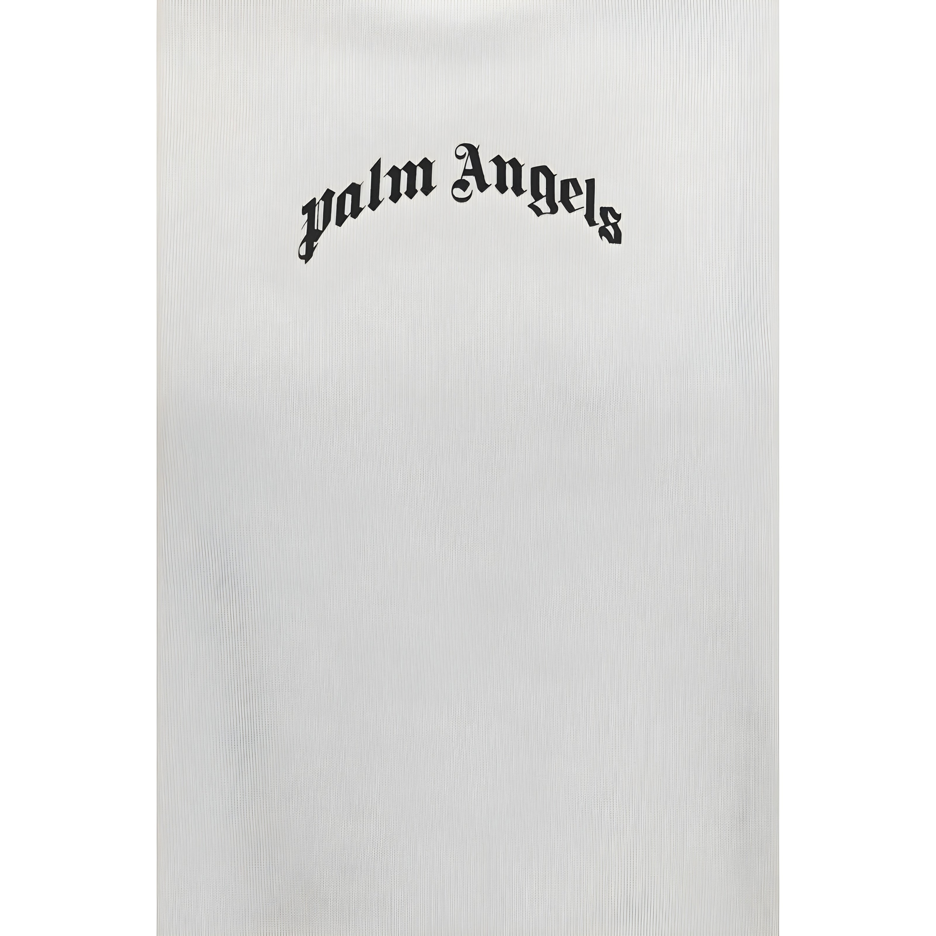 Bluză din bumbac bej Palm Angels