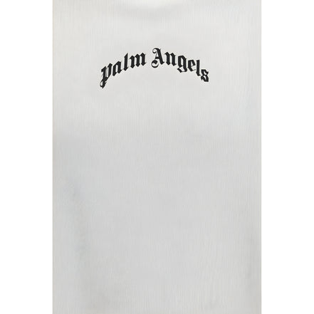 Bluză din bumbac bej Palm Angels