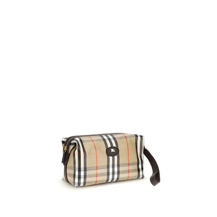 Portofel Burberry din bumbac bej