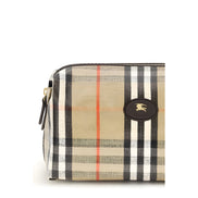 Portofel Burberry din bumbac bej