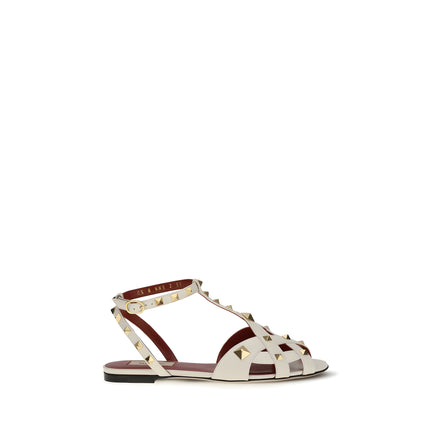 Valentino Garavani Beige Flat Sandals