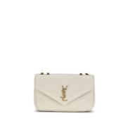Geantă de umăr Saint Laurent din piele bej