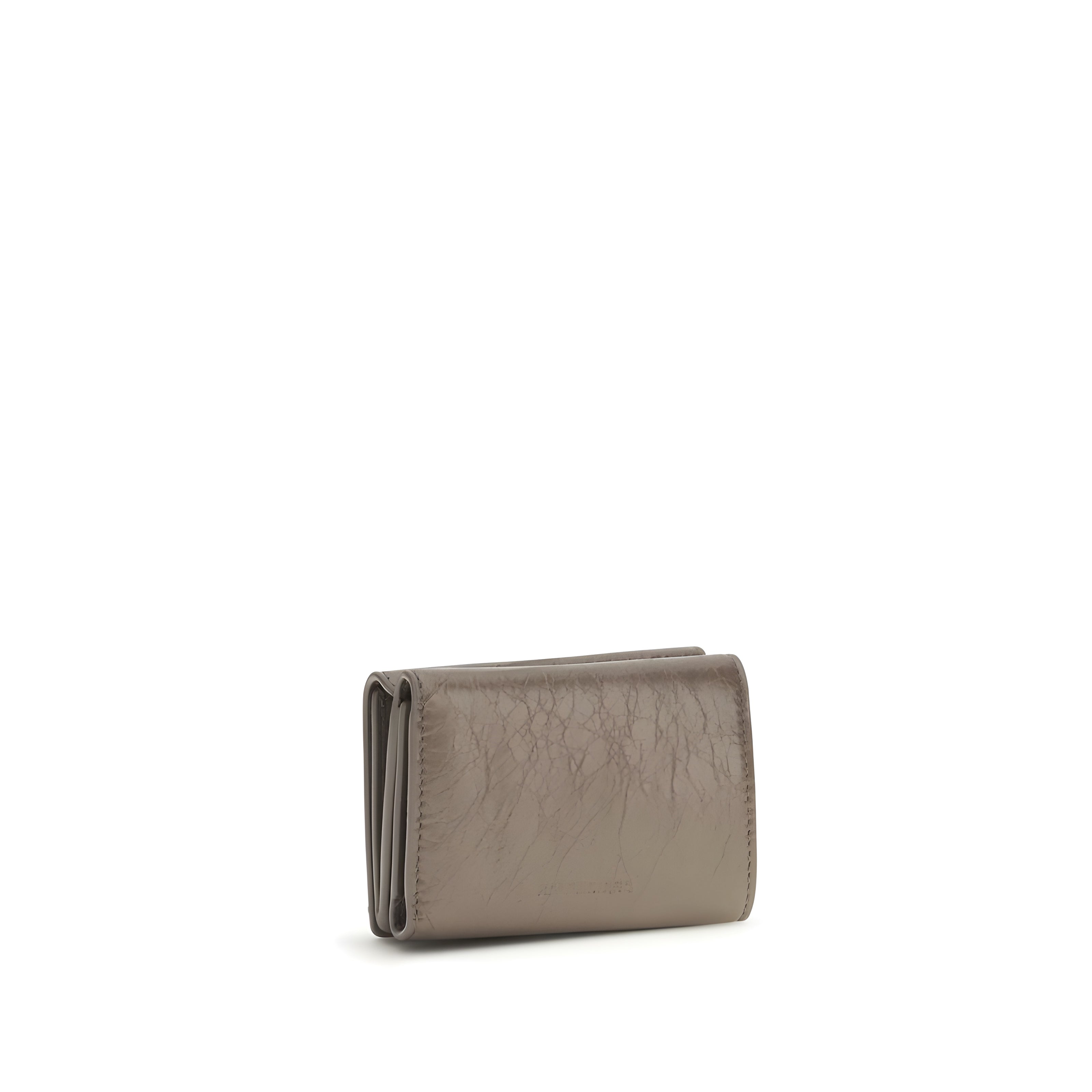 Portofel Balenciaga din piele bej