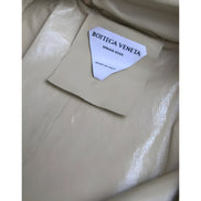 Bottega Veneta Beige Leather Trench Coat
