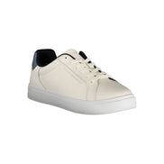 Tommy Hilfiger Beige Leather Sneakers