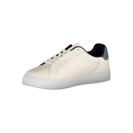 Tommy Hilfiger Beige Leather Sneakers