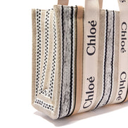 Chloé Beige Linen Tote Bag