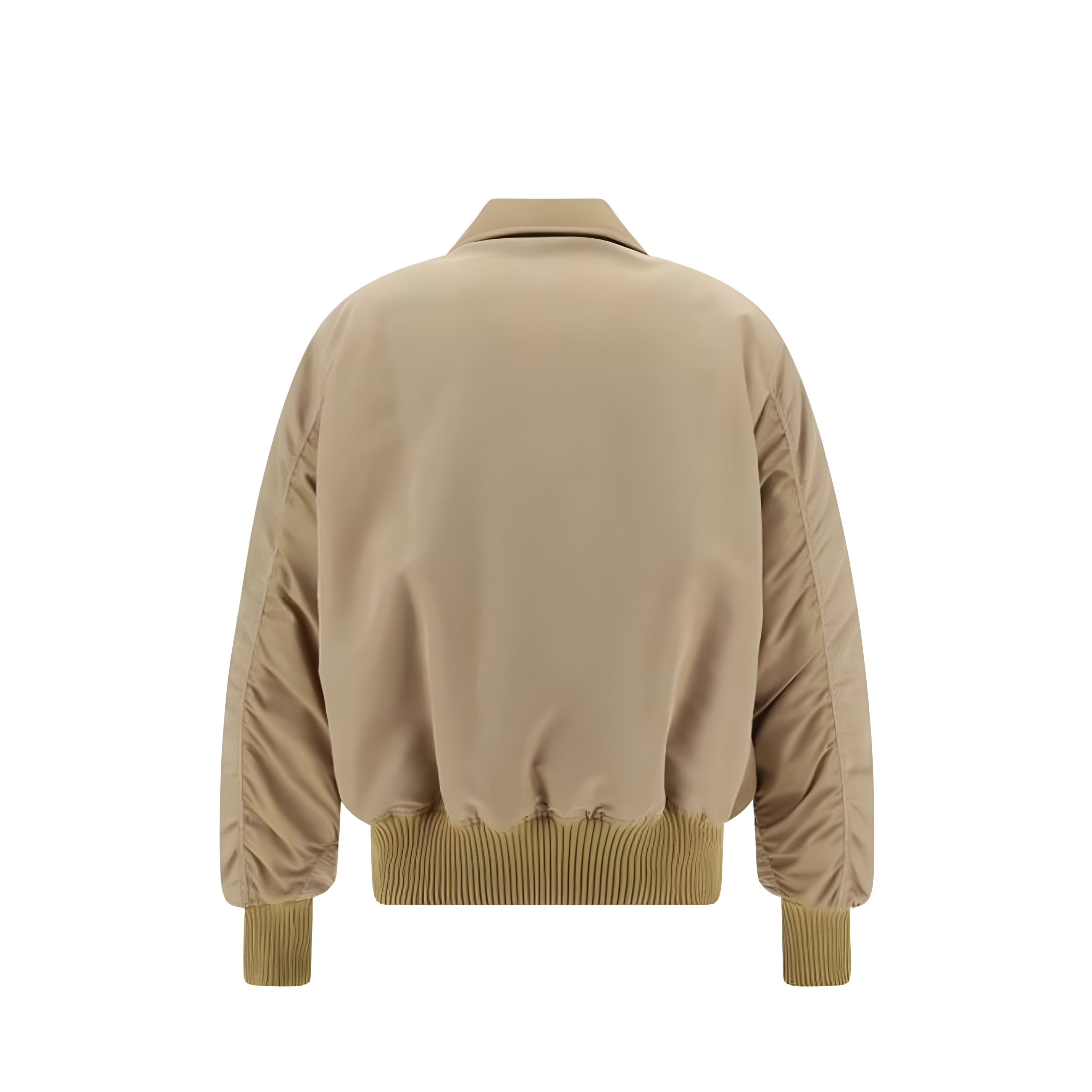 Palm Angels Beige Bomber Jacket
