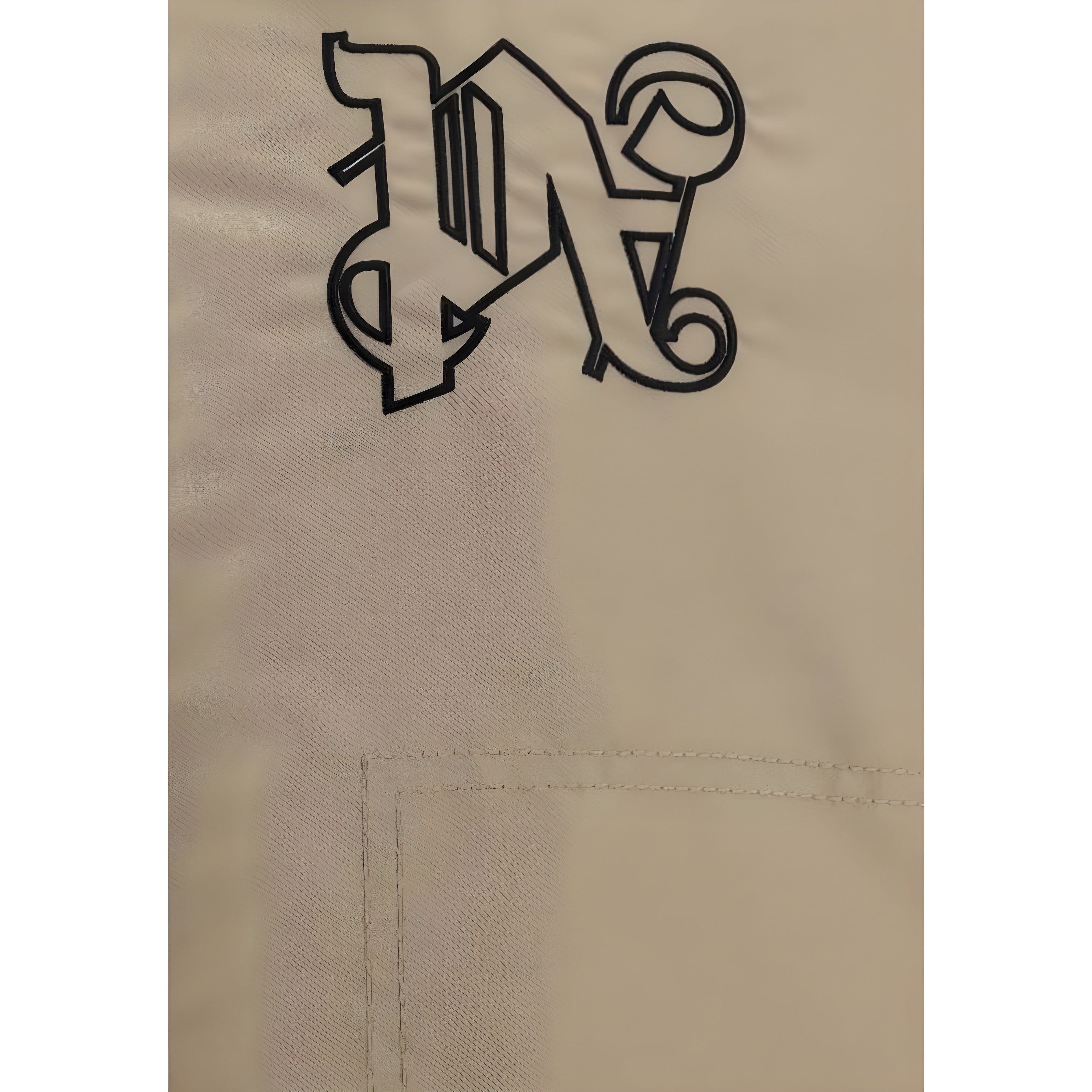 Palm Angels Beige Bomber Jacket