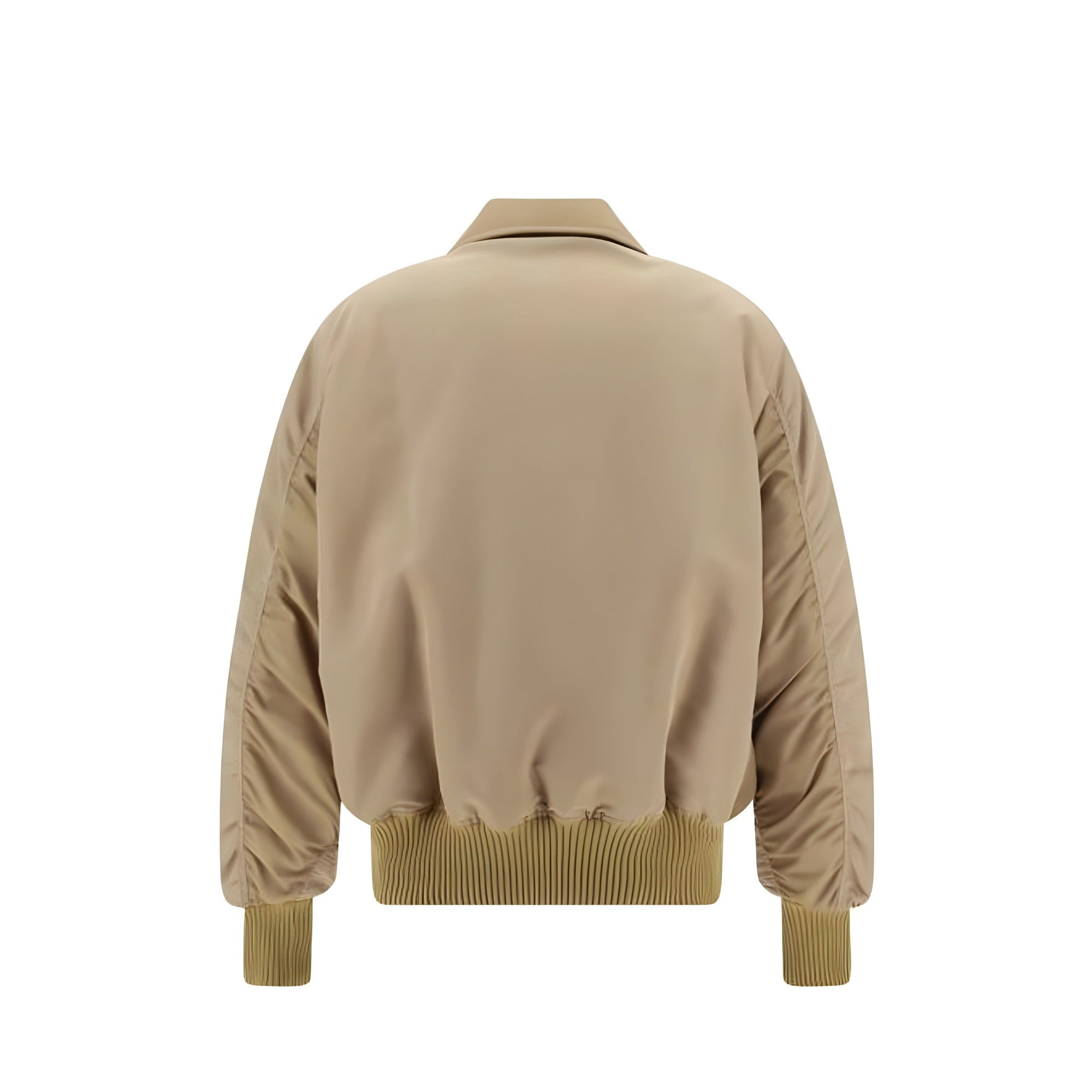 Palm Angels Beige Bomber Jacket